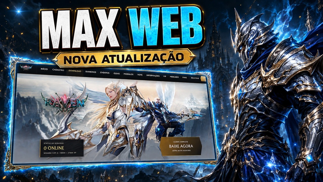 MAX WEB — Apresentação da nova atualização