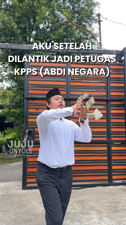 Hidup ku berubah Setelah Dilantik Jadi Petugas KPPS 2024 #Shorts #PalembangNian #KPPS
