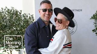 Pink denies claims of Carey Hart split after 20 years of marriage