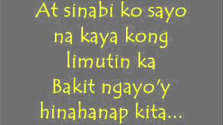 Mahal pa rin kita lyrics by Rockstar   YouTube chords