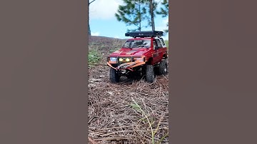 🔥 RC4WD Toyota 4Runner 1/10 scale campsite #shorts #rccar #rcoffoad #rc4wd