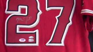 Mike Trout Signed Cool Base Jersey w/ 1961 Angels Patch - MLB Holo & PSA/DNA