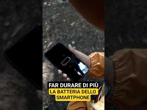 Video 5 trucchi per far durare di più la batteria dello smartphone ??