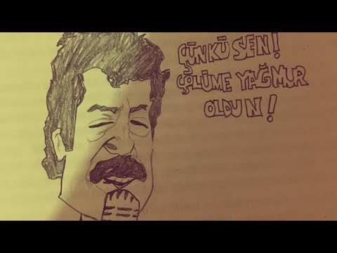 Müslüm Gürses Karakalem Karikatür Çizimi (Nam-ı Diğer Müslüm Baba)