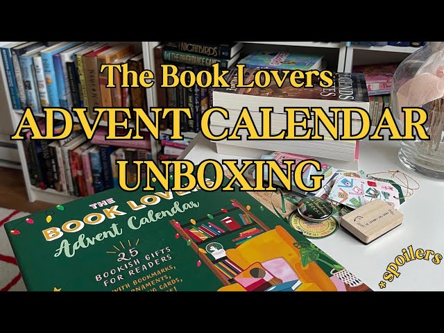 SPOILERS] The Book Lover's Advent Calendar: 25 Bookish Gifts for