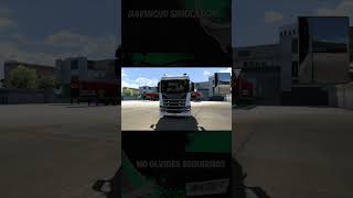 Scania G500 acoplando el trailer. #americantrucksimulator #shorts