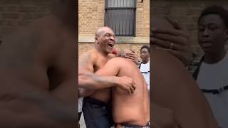 Mike Tyson U0026 Shannon Briggs Street Fighting In New York shorts