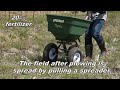 Electric fertilizer spreader  3wheel types featuremakizanmai kaz coltd