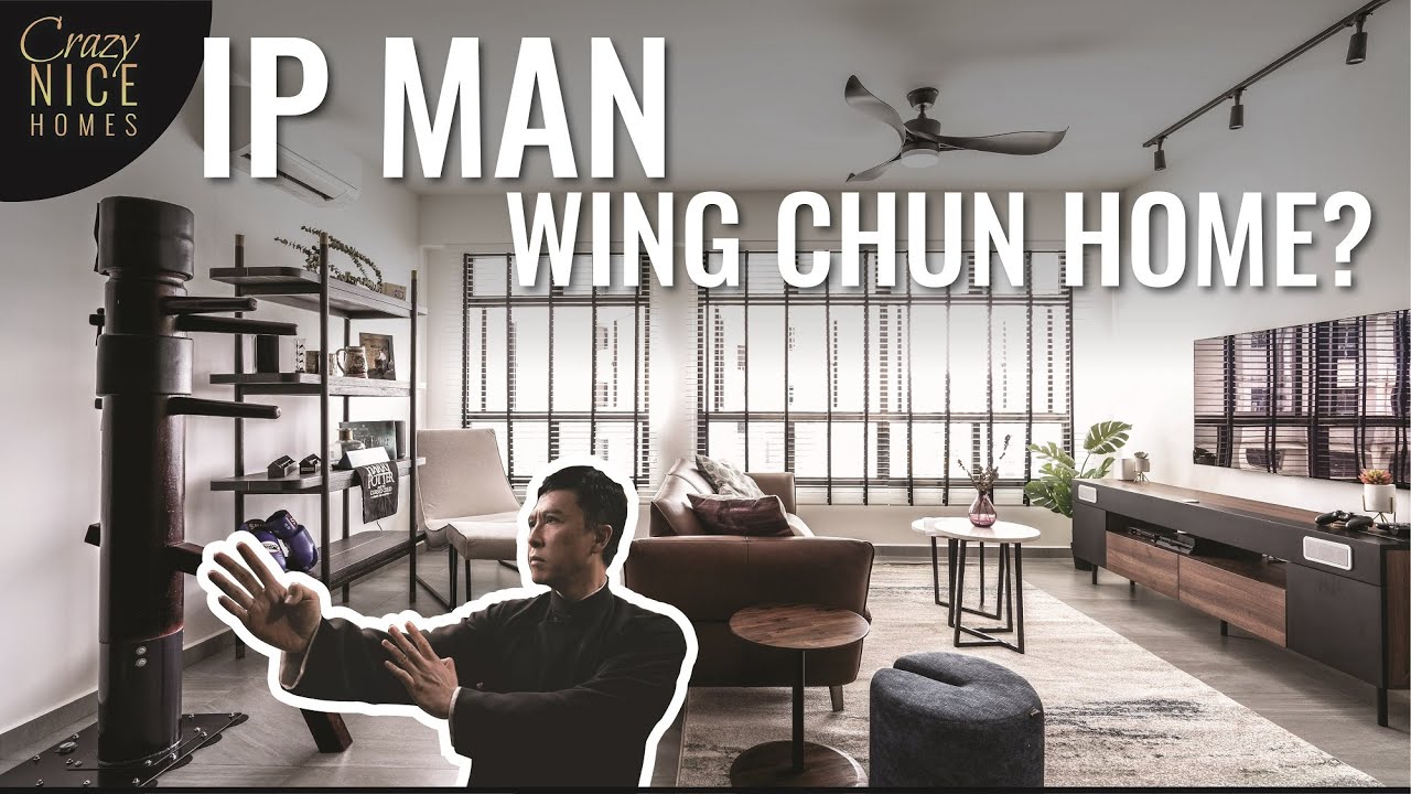 Enter this Modern Contemporary Home with Ip Man Wing Chun Training Area ...