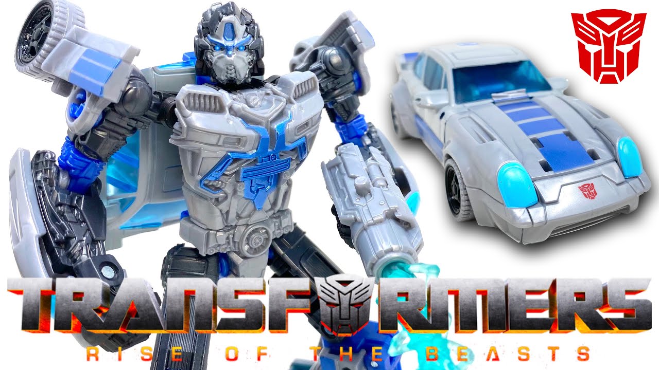 Transformers RISE OF THE BEASTS Deluxe Class MIRAGE Review - YouTube