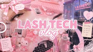 Atl Lash Tech Vlog 𝜗𝜚 Lashing A Client, Ross Shopping, Depop Package Drop Off, Hair Care