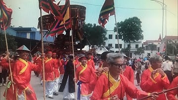 Hội tiên lục , toàn cảnh lễ rước kiệu thần từ đình thuận hòa về chùa