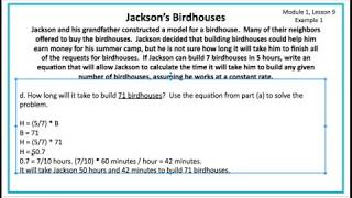 7th Grade Module 1 Lesson 9 Example 2