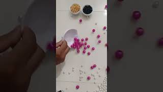 pearls,purple gold black white Beads video🍁🍁💫|#satisfying #beads #asmr #reverse #mahmoodediting