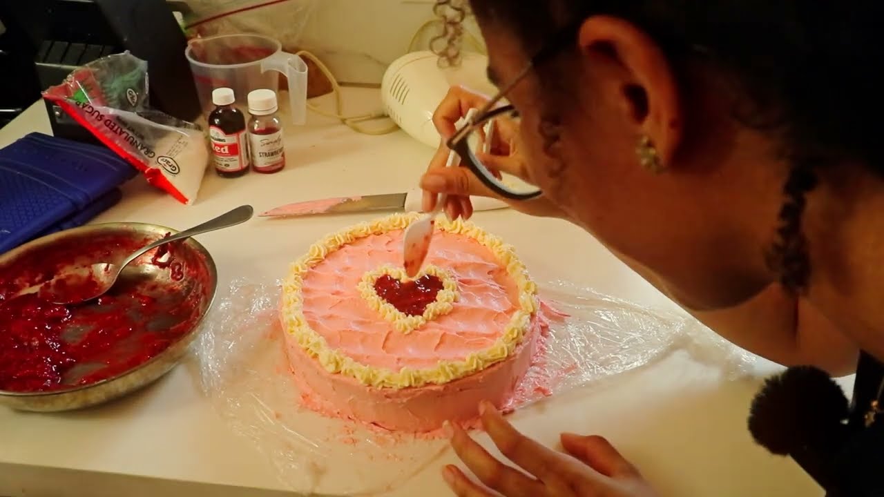 Baking my Birthday cake! ⊹ ࣪ ˖🍰₊˚⊹♡