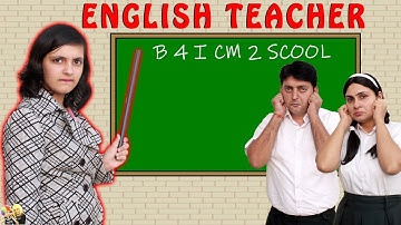 ENGLISH TEACHER | Funny Types of students in English Class | Aayu and Pihu Show