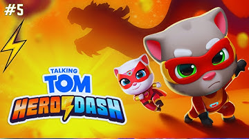 EPIC SPEED RUN IN TALKING TOM HERO DASH #5