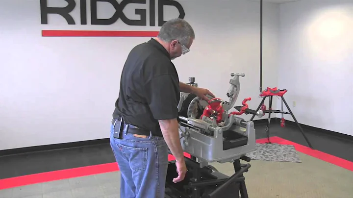 How To Use The RIDGID® 535A Threading Machine