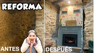 VOL.27 🔥REFORMA casa de pueblo🔥Cómo CONSTRUIMOS la CHIMENEA eco {PASO A PASO}