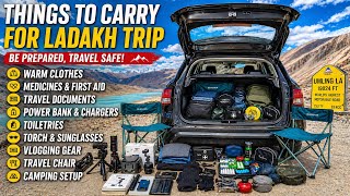 Leh Ladakh Trip Packing Guide 2026 | Things To Carry For Ladakh Road Trip |