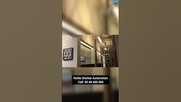 Motorized Roller Shutter - 9048488480 #automaticshutterkerala #homeautomation  #remoteshutterforhome
