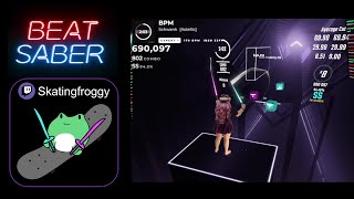I got Top 25 on this Map | BPM 10.72⭐, 94.48%, Full Combo, 437.70 pp | Beat Saber Mixed Reality