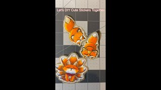 DIY Stickers from Parchment Paper