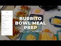 Burrito Bowl Meal Prep For Weight Loss [600 Calories!]