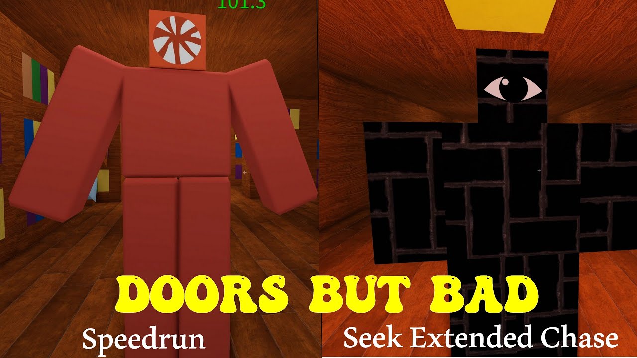 Seek Doors From Roblox Horror Game Inspired Downloadable Image 