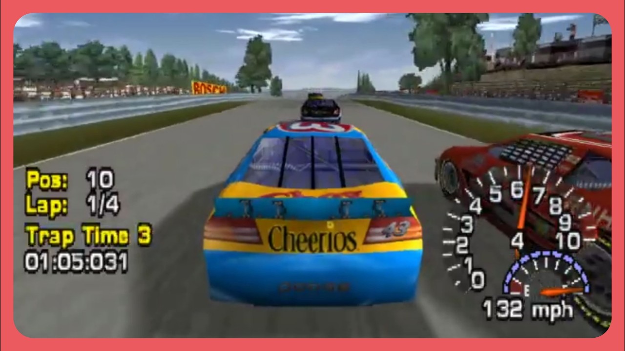 NASCAR Thunder 2004 - PS1 (PSX) Gameplay