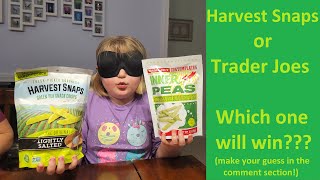 Trader Joe’s Inner Peas vs. Harvest Snaps Green Pea Snack Crisps - Blind Taste Test!