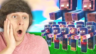 How long can I survive a zombie apocalypse in Minecraft??