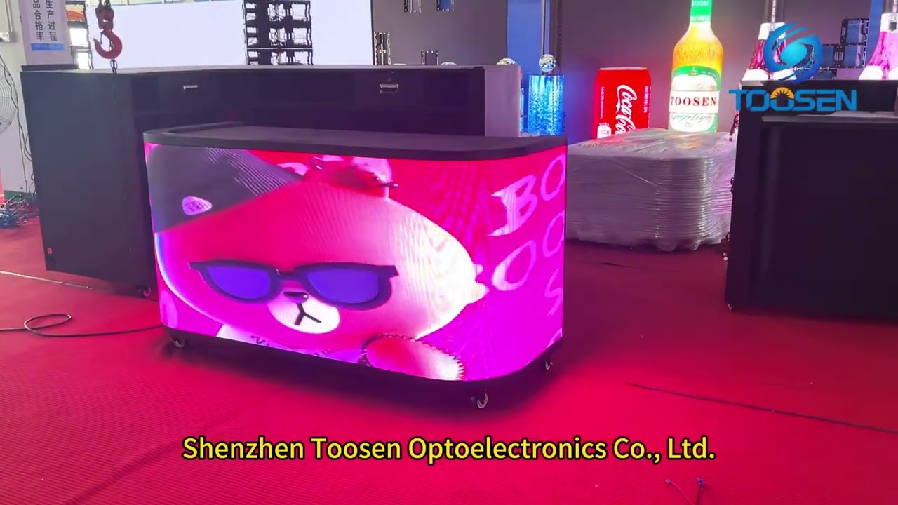 Bar counter LED display screen