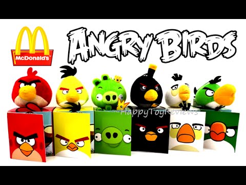 2016 McDONALD'S EMOJI PLUSH HAPPY MEAL BOX KIDS SMILEY SMILES ANGRY BIRDS  MOVIE NEXT HAPPY MEAL TOYS 