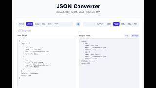 JSON Converter 1.0.0 -Convert JSON to CSV, XML & YAML Instantly! screenshot 3