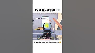 1V3 CLUTCH 💀🔥 #shorts #bgmishorts #ytshorts #viralshort #bgmi #bgmiindia #bgmiclutch #dbs