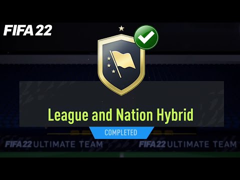 FIFA 22 LEAGUE AND NATION HYBRID SBC CHEAPEST SOLUTION!