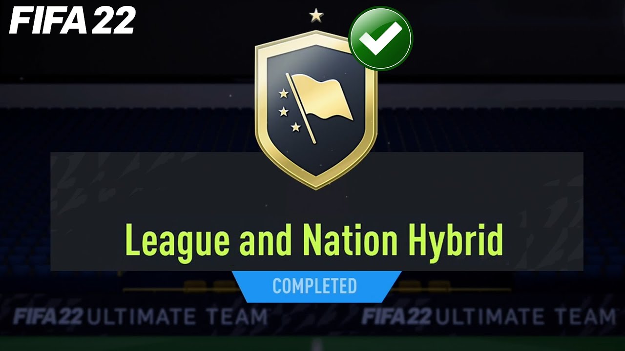 FIFA 22 LEAGUE AND NATION HYBRID SBC CHEAPEST SOLUTION! 