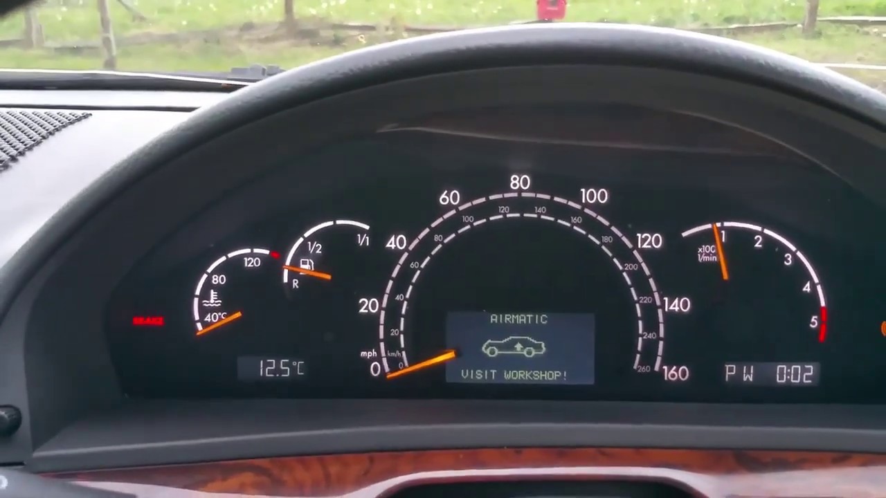 Mercedes Benz S Class W220 AIRMATIC VISIT WORKSHOP sorted - YouTube
