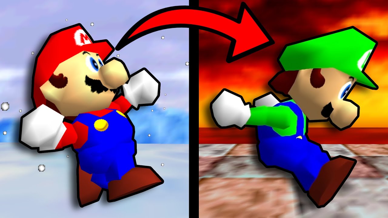 Mario 64 Pero Cambia de Frio a Caliente