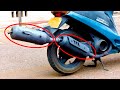 マフラー2つ繋いだら2倍静かになるのだろうか？HONDA SUPER DIO AF28[改造]