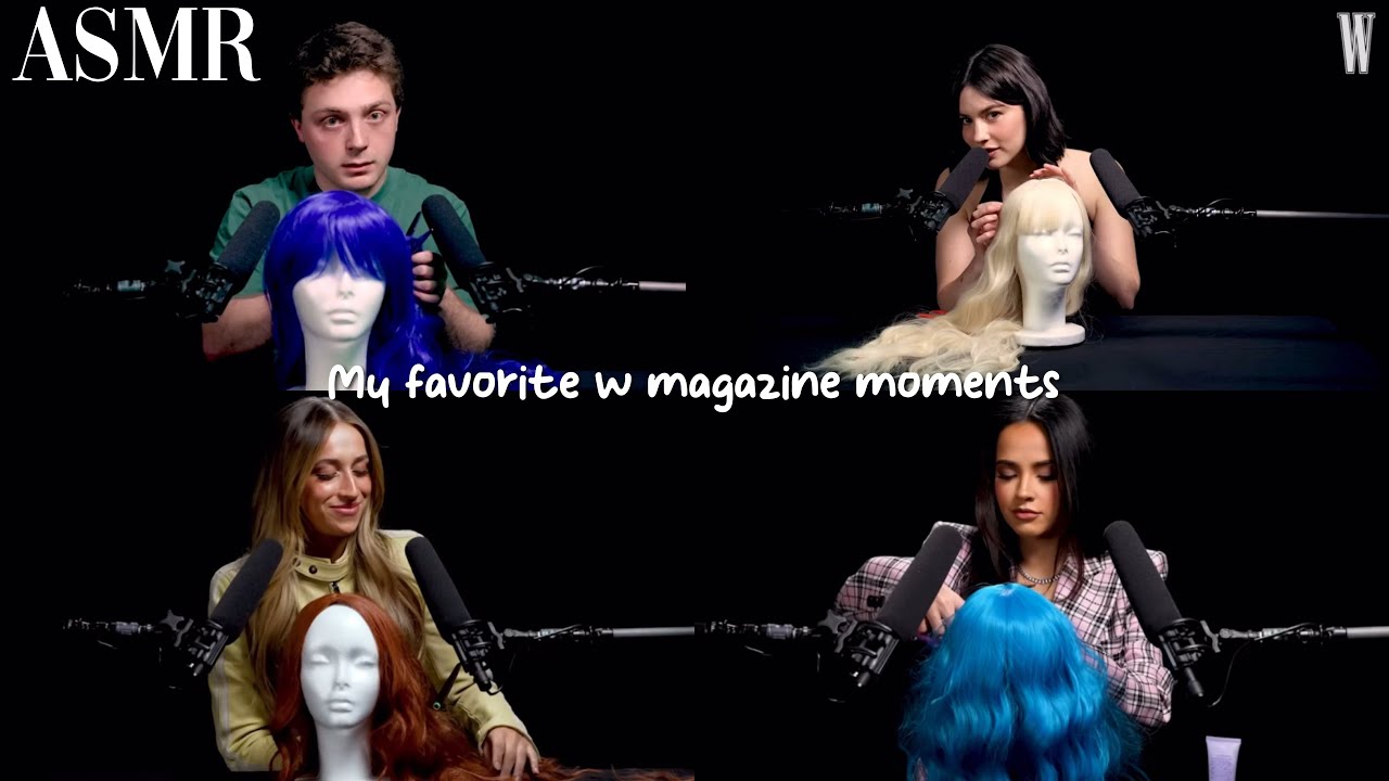 My Favorite Celebrity “Hair Play & Cutting” ASMR Moments (W Magazine Edition) ✂️💈