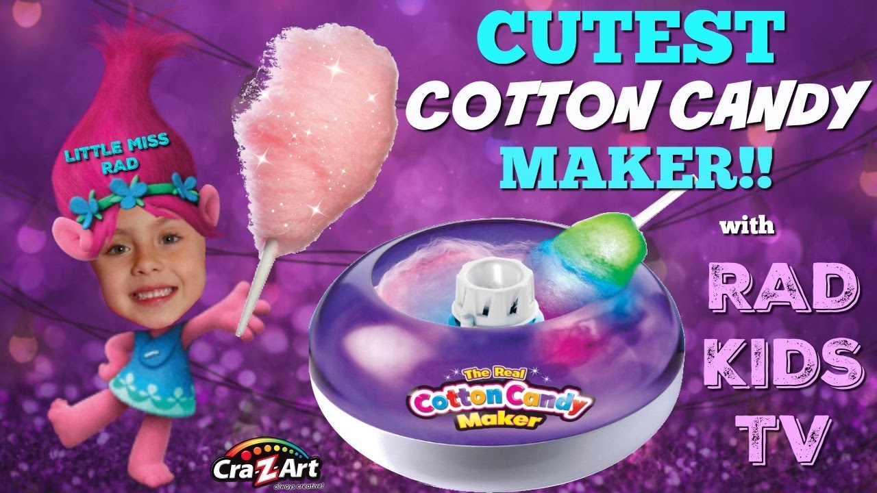 Cutest Cotton Candy Maker EVER!! | Little Miss Rad | RaD KiDs TV | radar cezaları 2019