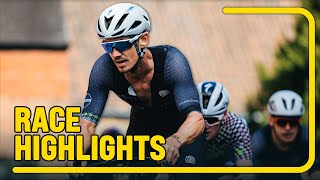 Riders battle on the cobbles | 2023 Men's Lincoln Grand Prix Highlights