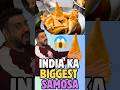 Itna bada samosa  haridwar street food foodshorts shortsfeed streetfood ytshorts trending