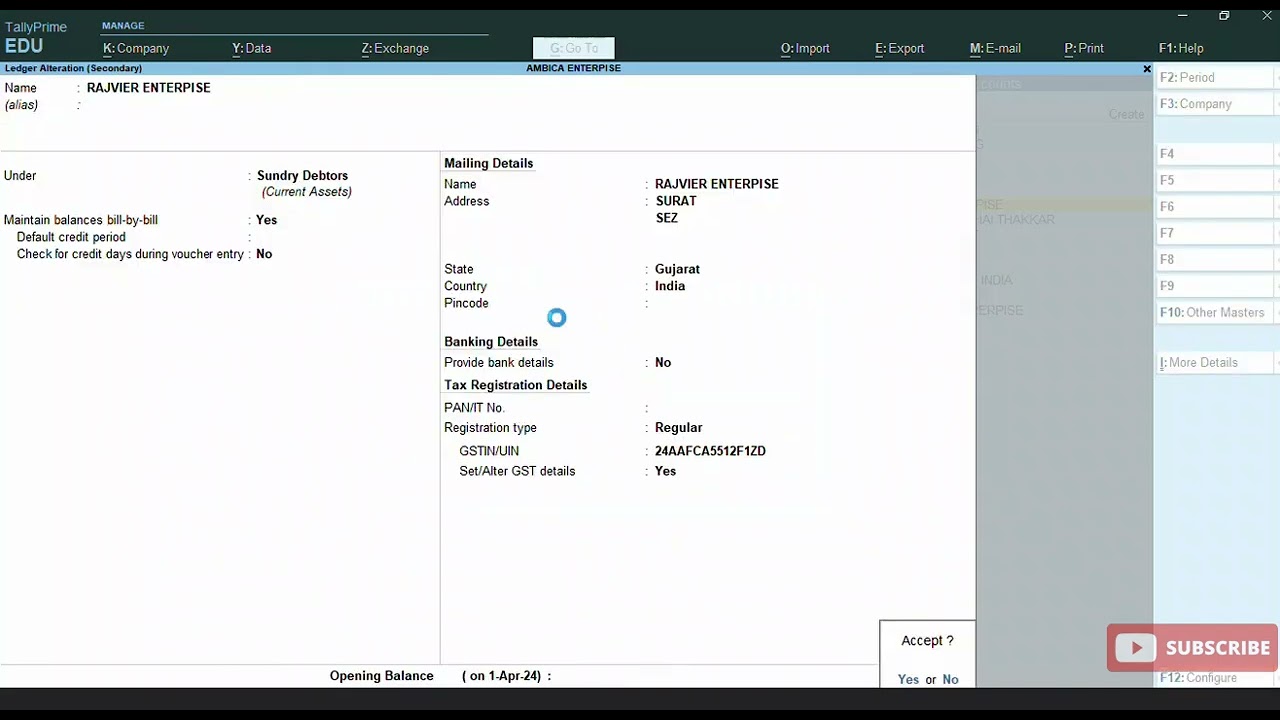 SEZ Sale In Tally Prime | How To Make SEZ Sales Bill Entery In Tally Prime ??