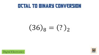 Problem 1 - Octal to Binary Conversion | Digital Electronics | Explained in Assamese