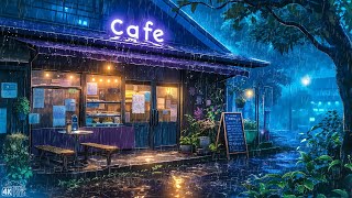 Cozy Thanksgiving In The Rain 🌧️ Pluviophile Lofi 🌧️ Nostalgic Japan Café Music For Happy Souls