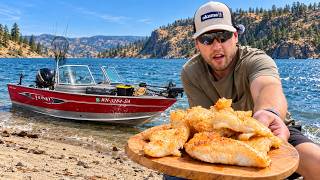 Porcupine Bay Walleye Trout Fishing Lake Roosevelt Catch Cook