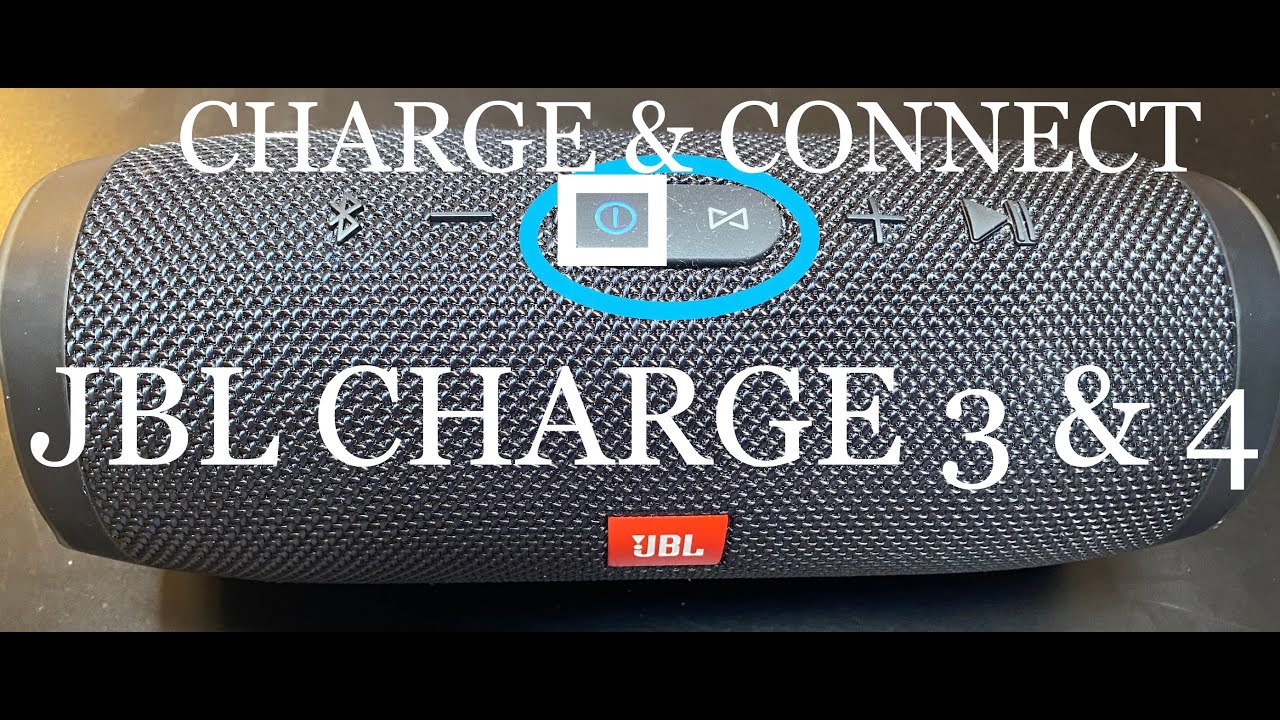 How to Charge & Connect your JBL Charge3 Speaker for Bluetooth